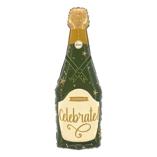 Folieballong Gnistrande Champagneflaska