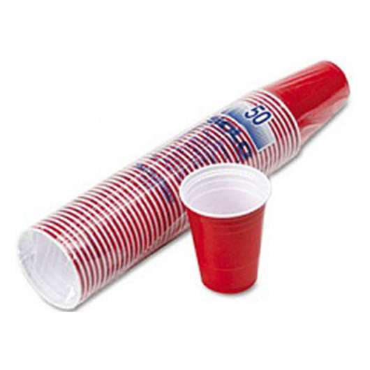 American Party Cups - Röd