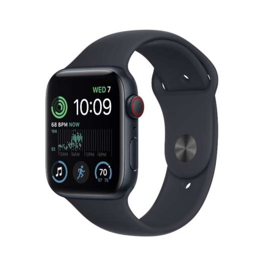 Apple Watch SE 44 mm GPS Midnatt