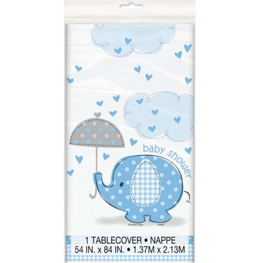 Baby Shower Boy Bordsduk Umbrellaphant