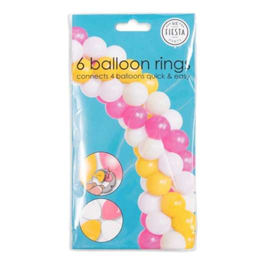 Ballongringar - 6-pack