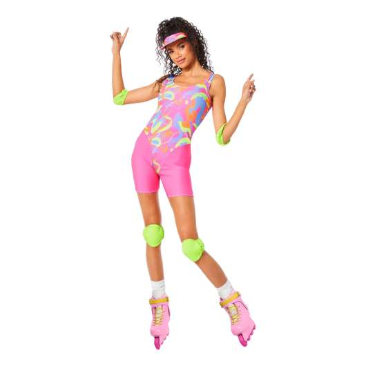 Barbie på Rullskridskor Maskeraddräkt - Medium