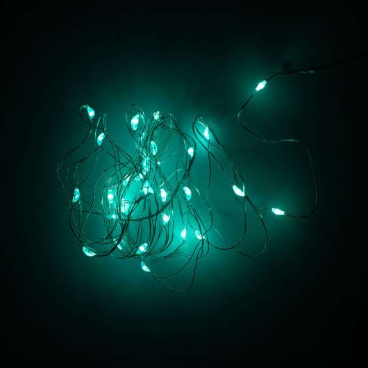 Batteridriven Ljusslinga Grön - 10 meter