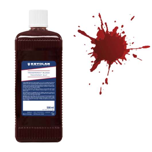 Blod 500 ml transparent