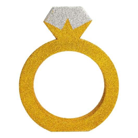 Bordsdekoration Ring Guld