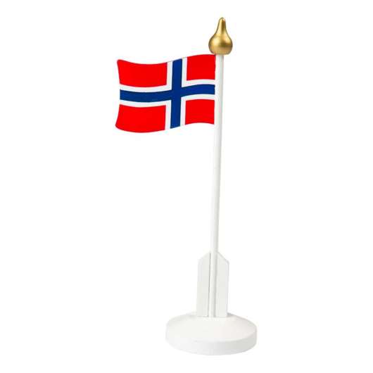 Bordsflagga i Trä Norge