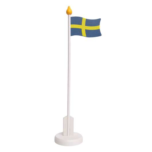 Bordsflagga, Sverige trä 30 cm