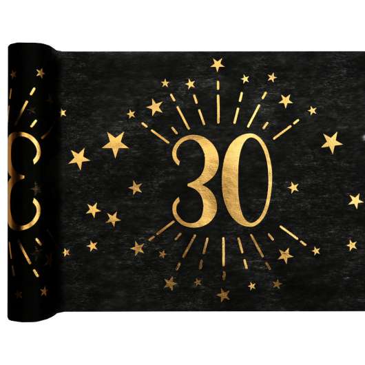 Bordslöpare 30 År Birthday Party Guld