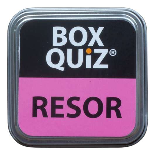 Box Quiz Frågespel - Resor