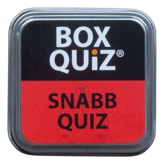 Box Quiz Frågespel - Snabbquiz