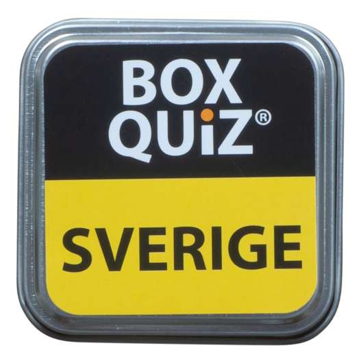 Box Quiz Frågespel - Sverige