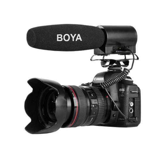 Boya BY-DMR7 Videomikrofon och ljudinspelare