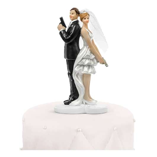 Bröllopsfigur Secret Agents
