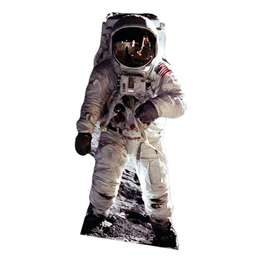 Buzz Aldrin Astronaut Kartongfigur