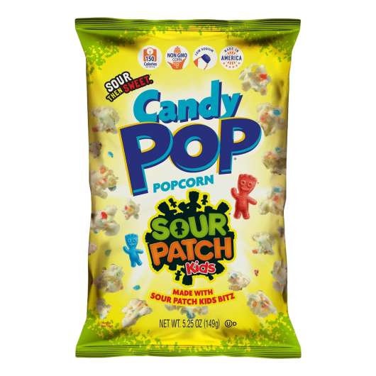 Candy Pop Sour Patch Kids Popcorn - 149 gram