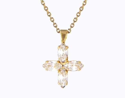 Caroline Svedbom - Crystal Star Necklace Gold Crystal