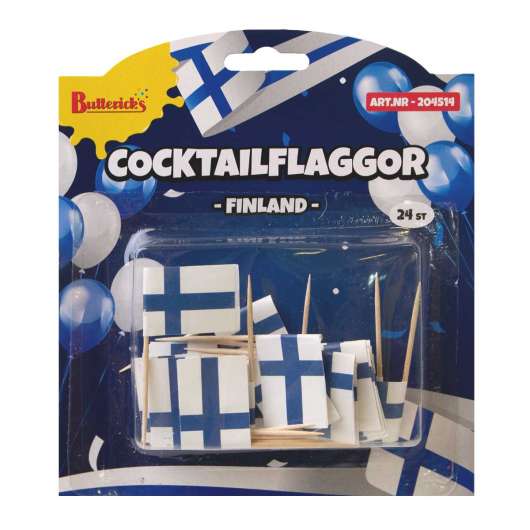 Cocktailflaggor, Finland 24 st