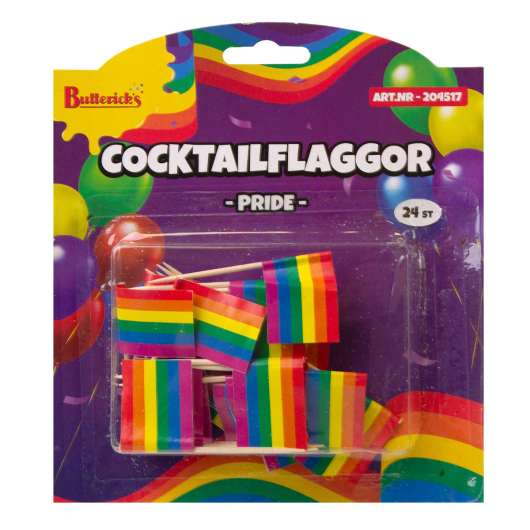 Cocktailflaggor, Pride 24 st