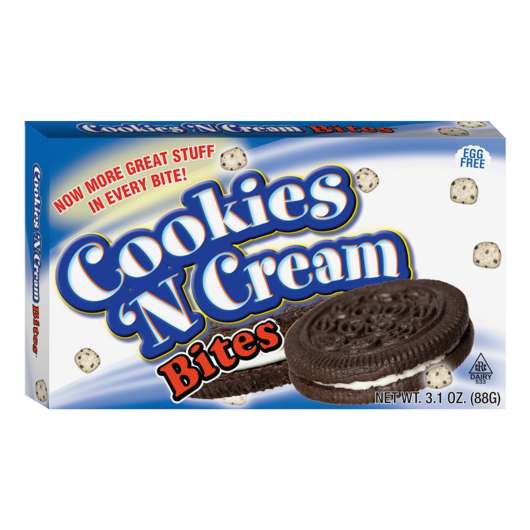 Cookies N Cream Cookie Dough Bites - 88 gram