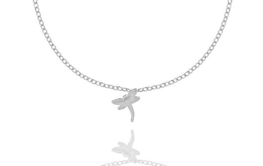 CU Jewellery - Dragonfly Necklace Silver