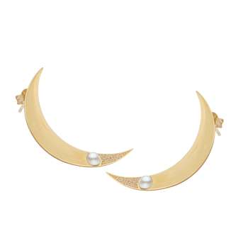 CU Jewellery - One Moon Ear Gold