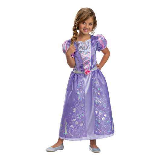 Disney Ann Rapunzel Barn Maskeraddräkt - Small