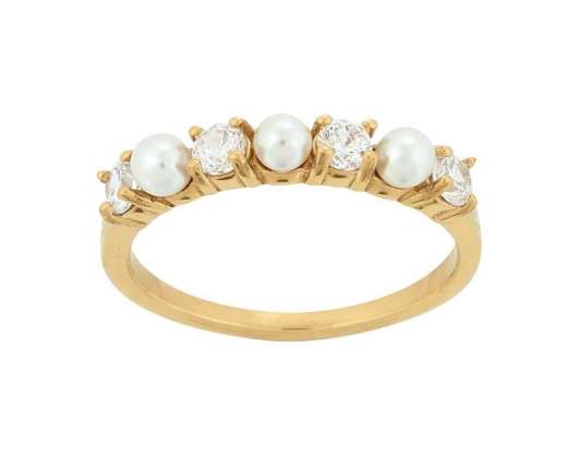 Edblad - Affinity Pearl Ring Gold