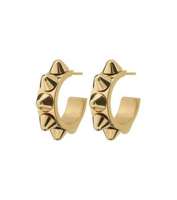 Edblad - Peak Creole Earrings Small Gold