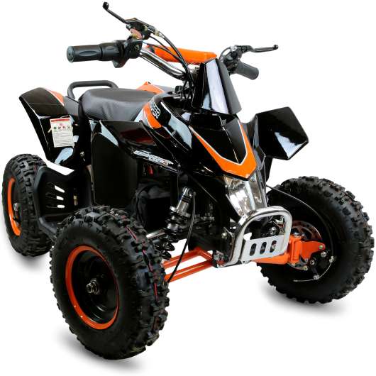 El fyrhjuling | ATV för barn 1000W | Svart/orange