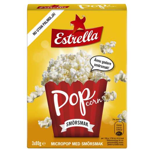 Estrella Popcorn Smörsmak