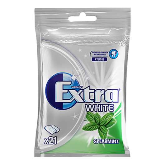 Extra White Spearmint Tuggummi - 29 g