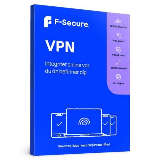 F-secure VPN 1 år 1 enhet