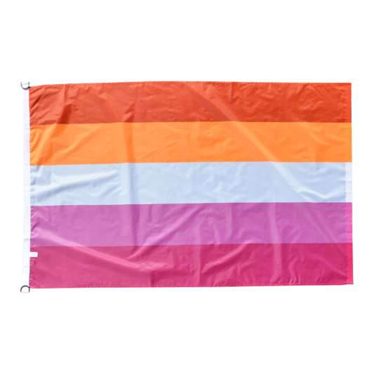 Flagga Lesbian Sunset med D-ögla