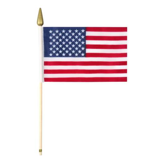 Flagga på Pinne Amerika - 1-pack
