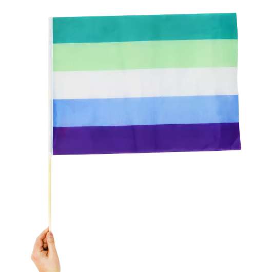 Flagga Pride Gay på Pinne