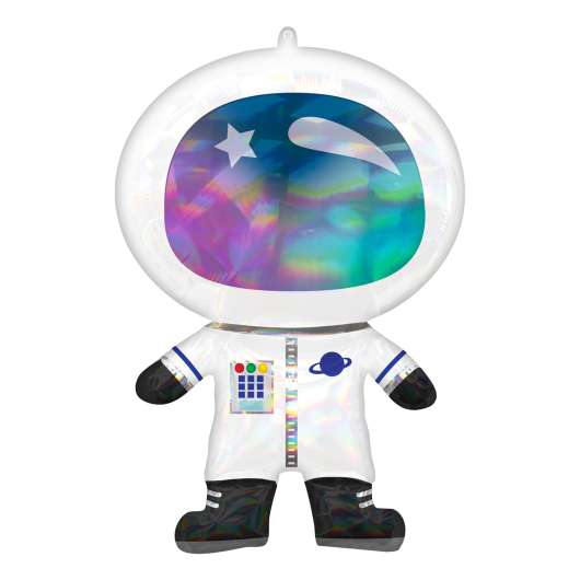 Folieballong Astronaut Holografisk Shape