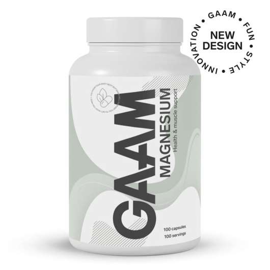 GAAM Health Series Magnesium, 100 caps, Vitaminer