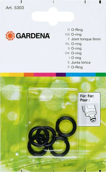 Gardena O-ring 9 mm 5 stycken