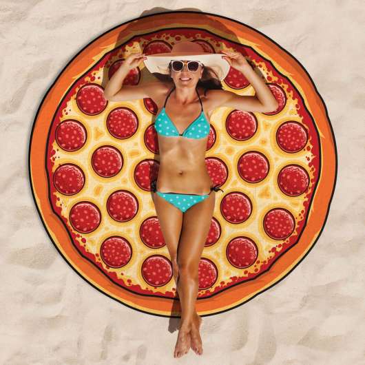 Gigantisk Strandhandduk Pizza