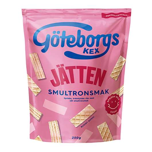 Göteborgskex Jätten Smultronsmak - 250 gram