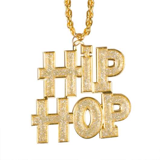 Halsband, hiphop guld