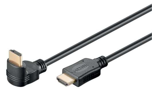 HDMI-kabel High Speed Vinklad nedåt 2 m