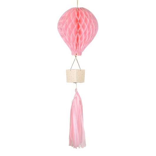 Honeycomb Luftballong Rosa