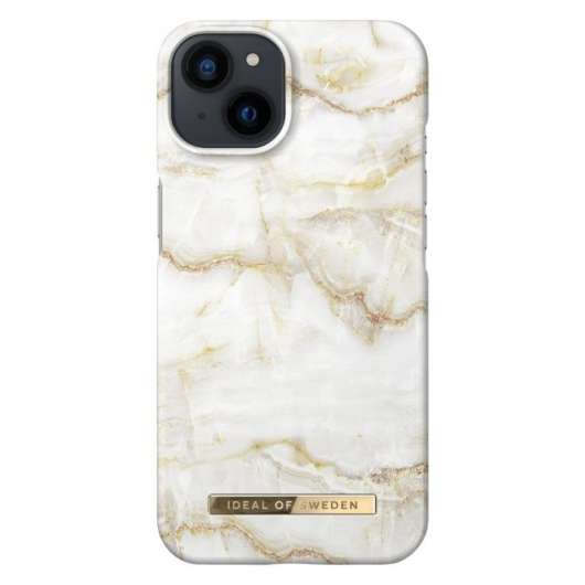 Ideal of sweden mobilskal för iphone 13 golden pearl marble