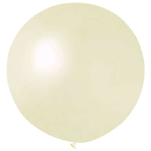 Jätteballong Elfenbensvit