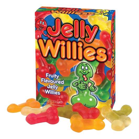 Jelly Willies Snoppgodis - 120 gram