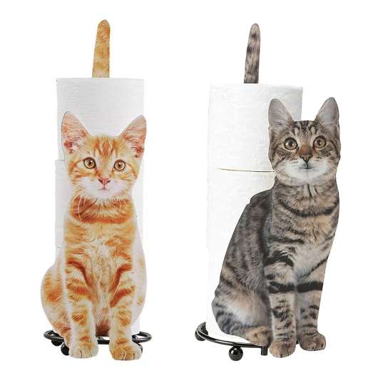 Katt Toalettpappershållare