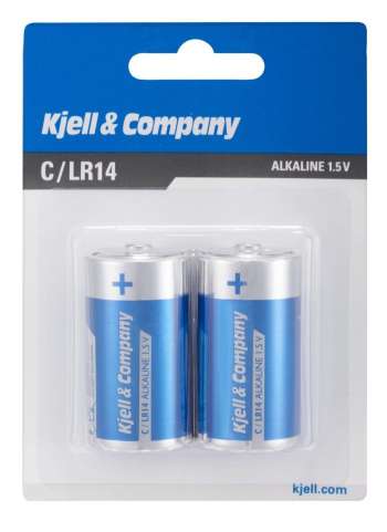 Kjell & Company C-batterier 2-pack