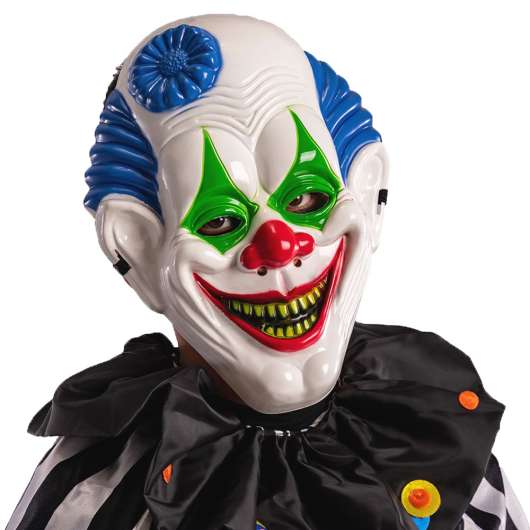 Läskig Clownmask Plast
