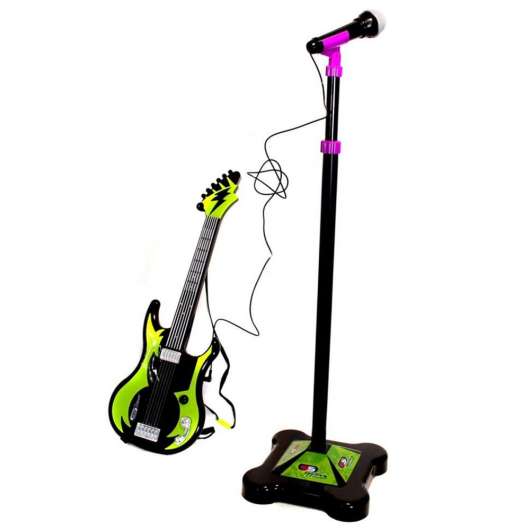 Leksaksgitarr och Mikrofon